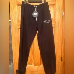 White fox sweatpants